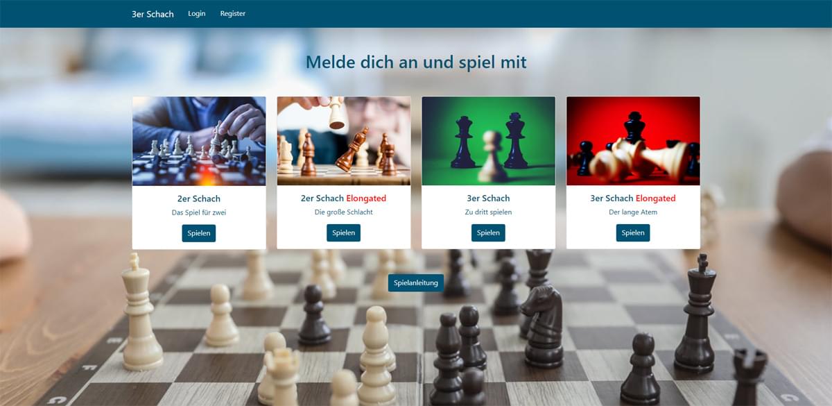 3er Schach - Online Dreier Schach